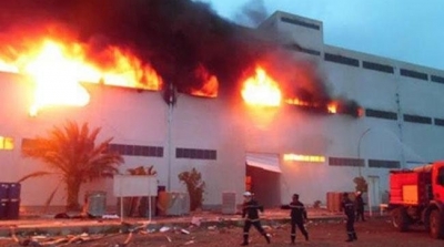 حريق بمصنع يتسبب في خسائر مادية بلغت 4 مليارات ‎بقرمبالية 