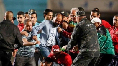 لقاء الباراج بين اتحاد بن قردان وقوافل قفصة :  تبادل العنف والإعتداء على أيمن شندول