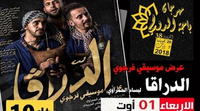  كواليس التحضير لعرض الدراقا غدا في مهرجان باجة الدولي (فيديو) 