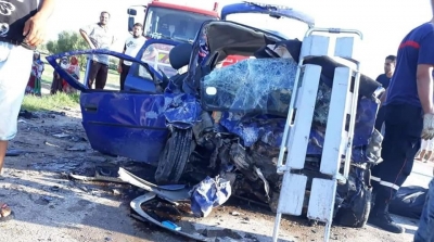 الشراردة : حادث أليم يؤدي الى وفاة عائلة باكملها 