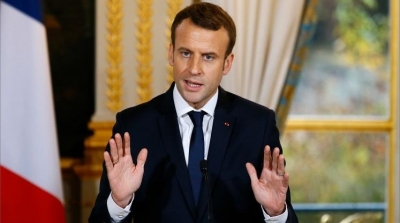 ماكرون يدعو الاتحاد الاوروبي الى تجنب الاعتماد على امريكا امنيا 