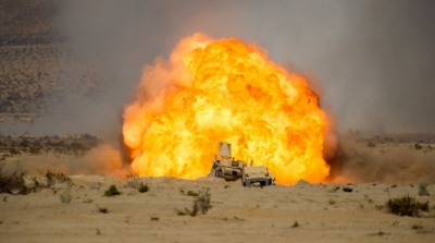 اصابة عسكري في انفجار لغم بمرتفعات القصرين 