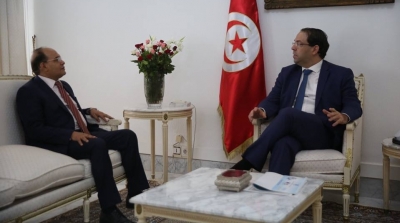 يوسف الشاهد يجتمع برئيس هيئة مكافحة الفساد