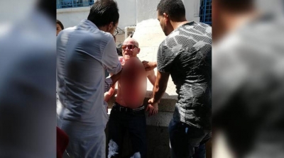 وزارة الشؤون الاجتماعية توضح تفاصيل اعتداء مواطن على نفسه بواسطة آلة حادة امام مقرها 