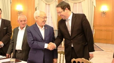 الشاهد يعرب للغنوشي عن استعداده لعدم الترشح لانتخابات 2019