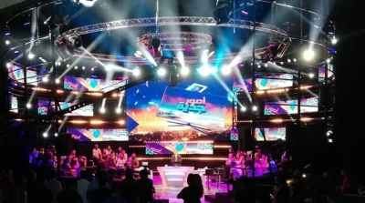سامي الفهري ينشر صورا لبرنامج كواليس أمور جدية (صور)