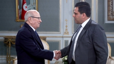 Beji Caid Essebsi reçoit Slim Riahi 