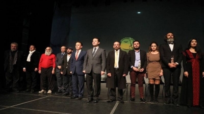 مسرحية ''الرهوط'' تفوز بالجائزة الذهبية في مهرجان الاردن المسرحي