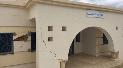 الكاف: قاعة العاب فردية مهددة بالسقوط بعد شهر من إنجازها (صور)