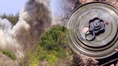 القصرين : اصابة امرأة في انفجار لغم