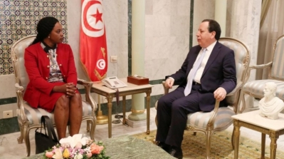 Khemaies Jhinaoui reçoit la chargée d'affaires à l'ambassade de Côte d'Ivoire en Tunisie 