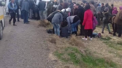 Kasserine : Un accident de la route fait 2 morts et 9 blessés