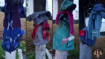 Boumhal :Des vêtements chauds accrochés aux arbres pour les démunis