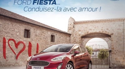 Durant la Saint Valentin 'Love is in the car ' avec la Ford Fiesta 
