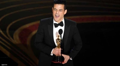 رامي مالك بعد فوزه بالأوسكار : أنا ابن مهاجرين مصريين