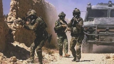 Les armes saisies après l'opération de l'armée au Kef