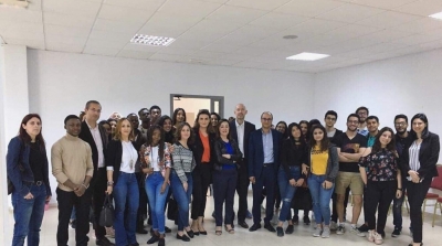Visite d’une délégation de l’Université de Cergy Pontoise à EBS-ESPIMA BUSINESS SCHOOL Tunis