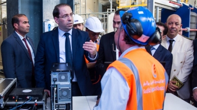 Youssef Chahed inaugure la centrale électrique de Borj El Amri