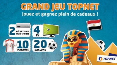 Participez au Grand Jeu TOPNET spécial Egypte 2019