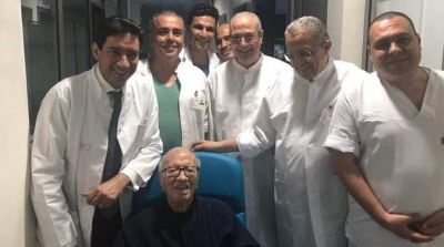 Première photo de BCE à sa sortie de l'hôpital militaire