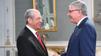 Mohamed Ennaceur reçoit Abdelkrim Zbidi (vidéo)