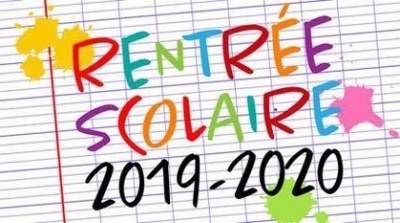 La rentrée scolaire 2019/2020 est fixée pour mardi 17 septembre 2019