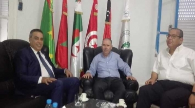 Taboubi s’entretient avec Samir Majoul et Mehdi Jomâa