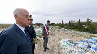 Kais Saied en visite d'inspection dans des décharges anarchiques