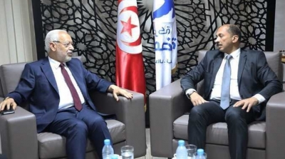 لقاء بين الغنوشي و عبو و المغزاوي 