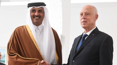 أمير قطر يصل تونس في زيارة رسمية 