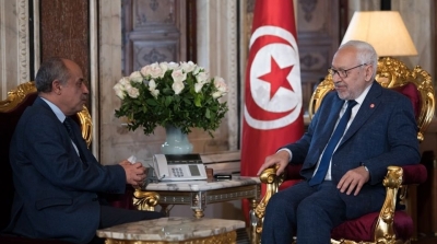 خلال لقاءه بالغرياني : الغنوشي يدعو الى مصالحة وطنية شاملة 