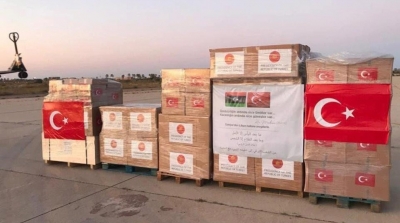 السماح لطائرة تركية ''تحمل مساعدات إلى ليبيا'' بالنزول في تونس