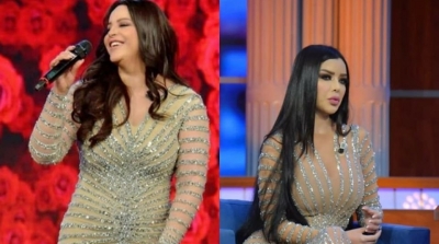 آمنة فاخر و مروى عيسى بنفس الفستان و إحداهما فستانها مقلد (صورة)