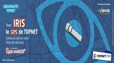 TOPNET lance sa solution de géolocalisation des véhicules , le IRIS GPS