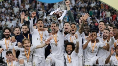 ريال مدريد يتوج بلقب الدوري الإسباني