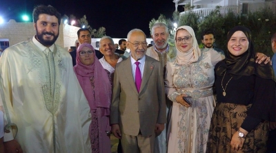راشد الغنوشي يحضر حفل زفاف نجل عبد المجيد الزار (صور)