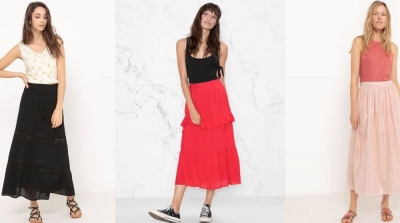 Tendance : 5 façons de porter la jupe maxi 