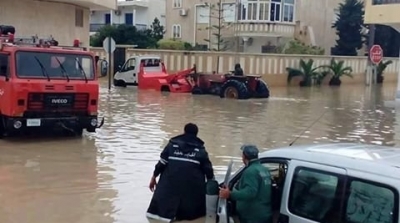 المنستير : تعليق العمل بكافة المؤسسات العمومية والخاصة بسبب الأمطار