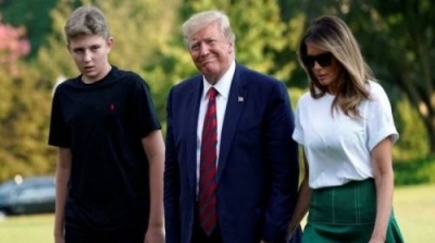 إصابة إبن ترامب بفيروس كورونا
