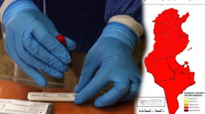 تطور الوضع الوبائي بمختلف ولايات الجمهورية