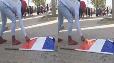 الاحتفاظ بشاب أحرق علم فرنسا في الزهروني