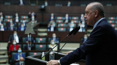 أردوغان : لا يمكن للمسلم أن يصبح إرهابيا