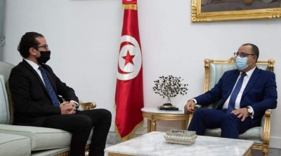 تفاصيل لقاء هشام المشيشي بأسامة الخليفي