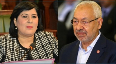 عبير موسي تدعو راشد الغنوشي للدخول في حجر صحي