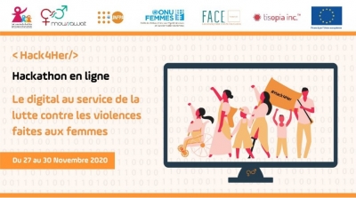 Hack4Her -Hackathon : Le Digital au service de la lutte contre les violences à l’égard des femmes