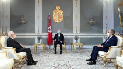 قيس سعيد يلتقي المشيشي و الغنوشي (فيديو)