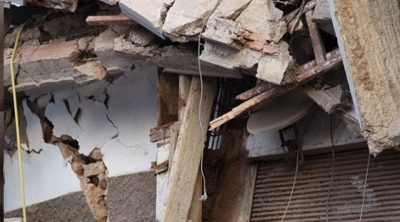 العاصمة : وفاة امرأة واصابة زوجها اثر سقوط سقف منزلهم جراء الأمطار