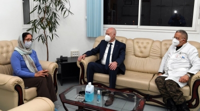 قيس سعيد يزور الحبيب الصيد 