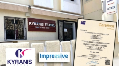 Kyranis Travel, première agence de voyages en Tunisie certifiée ISO 9001 