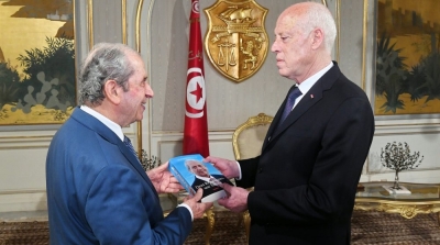 قيس سعيد يستقبل محمد الناصر 